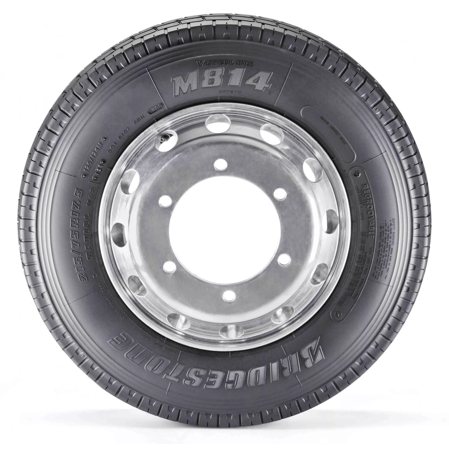 Pneu Bridgestone M814 Aro 17,5 – 215/75R17,5 126/124M – 12 Lonas (Liso)